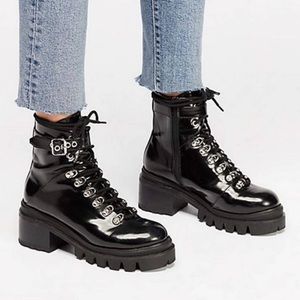 COPY - Jeffrey Campbell Czech Lug Sole Combat Boots
